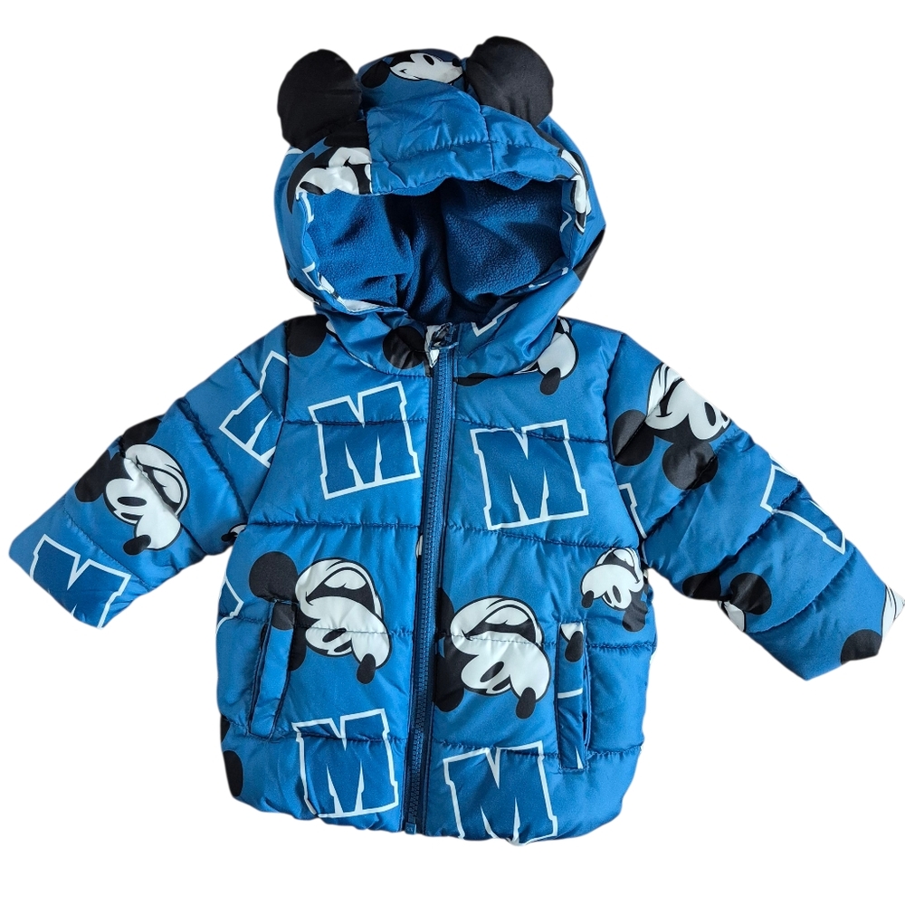 Disney Baby Mickey Mouse Puffer Jacket 6-12 Months